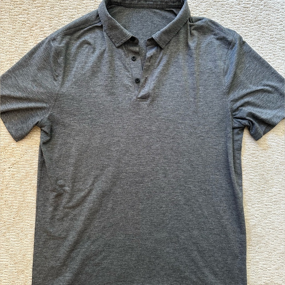 Lululemon - Gray Polo Shirt